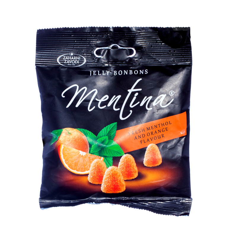 Mentina Jelly Bonbons Orangen und Minze