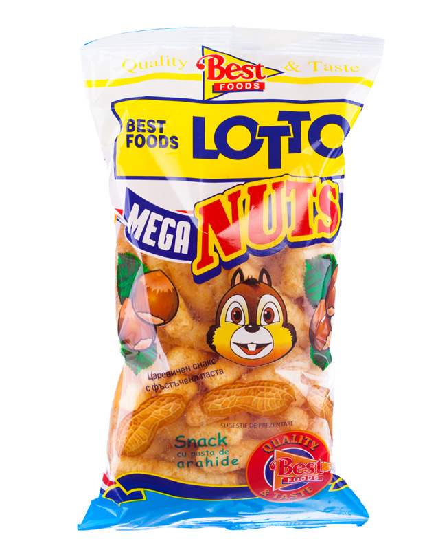 Lotto Mega Nuts Corn Snack with Peanut Paste