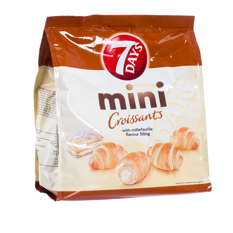 7 Days Mini Croissants with Milf Cream