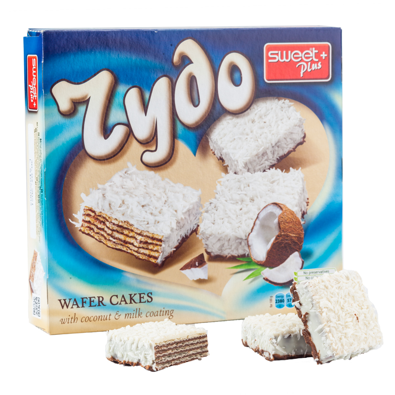 Chudo Wafer Cake with Cocoa Creme and  Coconut