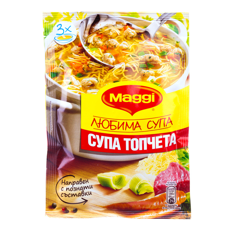 Maggi Meatball soup