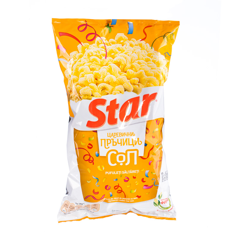 Star Corn Snack Salz