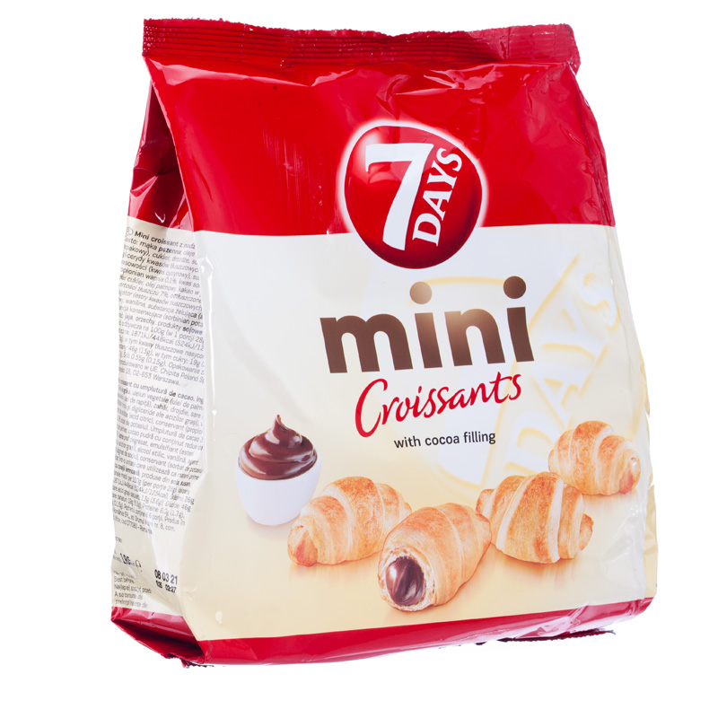 7 Days Mini Croissants with Cocoa Cream