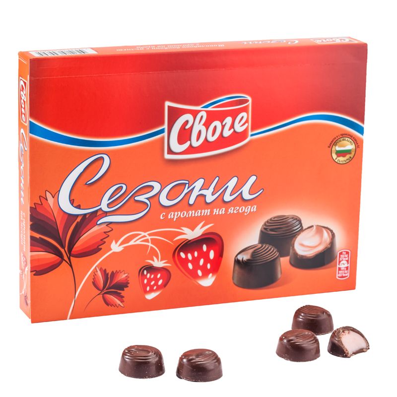 Сезони Шоколадови Бонбони Ягода