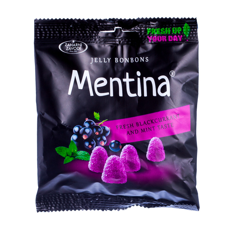 Mentina Jelly Candy Blackcurant and Mint
