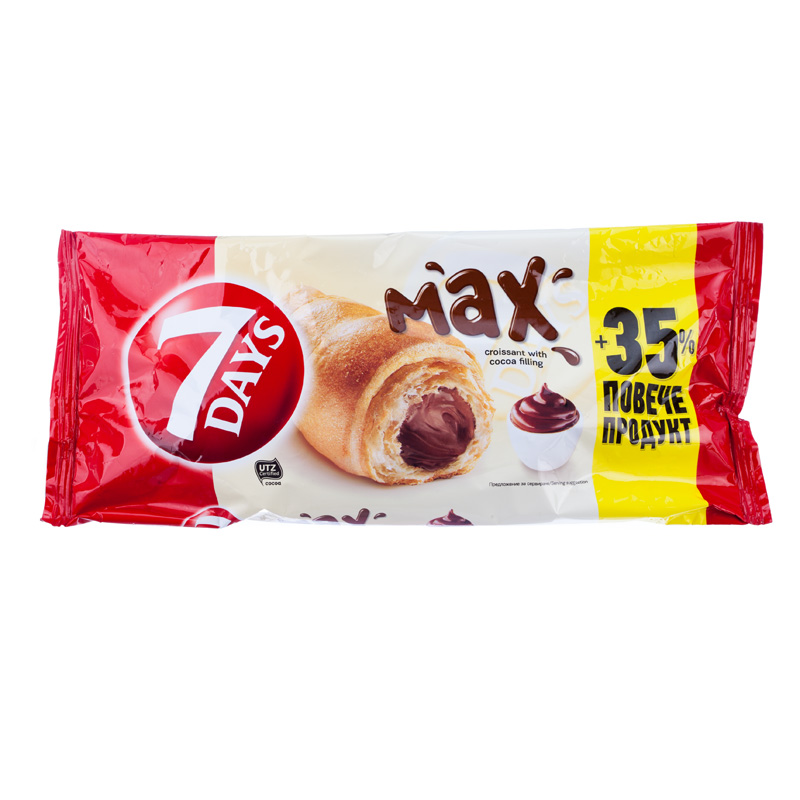 7 Days Max Croissant Croissant mit Schokolade