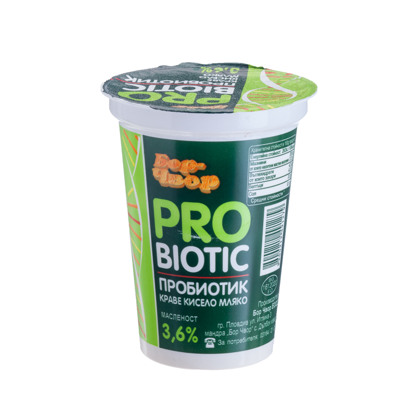 Bor Chvor Kuhjoghurt Probiotikum 3,6%