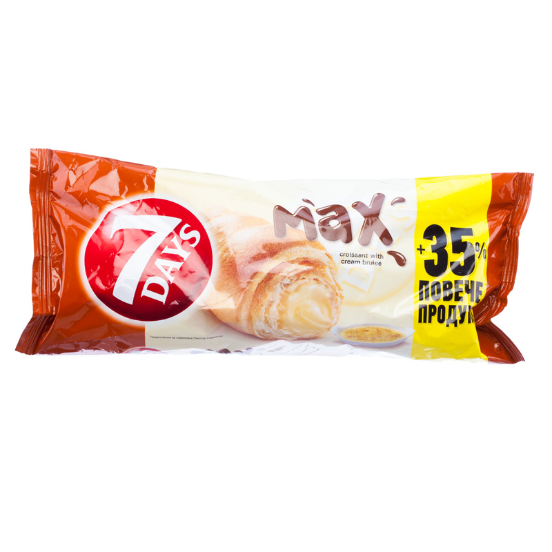 7 Days Max Croissant mit Crème Brûlée